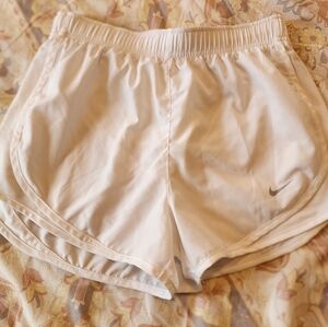 Nike Dri Fit White Athletic Shorts, Size S, Like New Condition